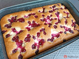 Nadýchaná bublanina s tvarohom