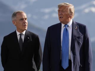 Mark Carney a Donald