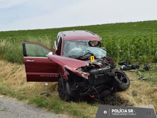 Vážna nehoda za Krajným: