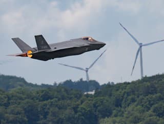 Stíhacie lietadlo F-35.
