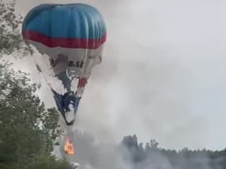 AKTUÁLNE Teplovzdušný balón zachvátili