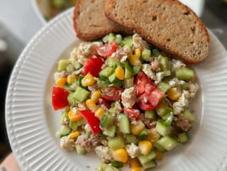 Letný tuniakový šalát: recept