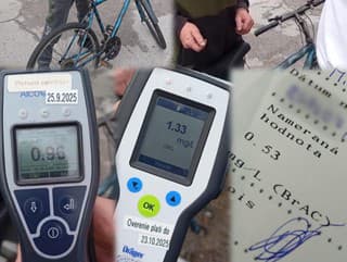 Rekordér na bicykli! Polícia