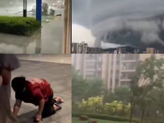 Čínske pobrežie zasiahol tajfún