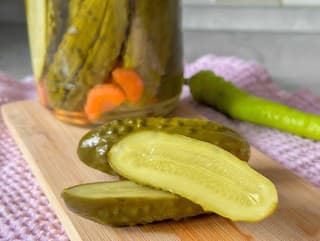 Zavárané kyslé uhorky: recept