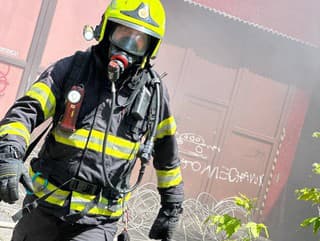 Požiar v opustenej budove