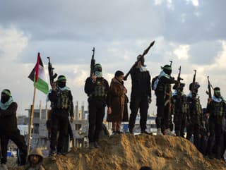 Príslušníci palestínskeho militantného hnutia