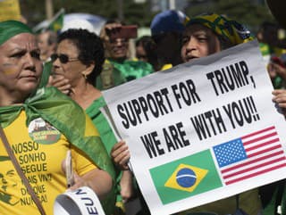 Stúpenci obvineného Bolsonara protestovali