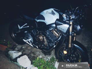 Nehoda motocykla v Hodruši-Hámroch
