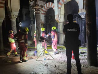 Požiar historickej mešity v