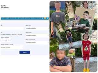 Online databázu ukrajinských detí