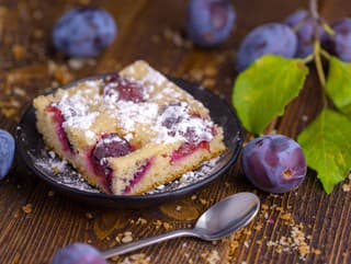 Rýchly slivkový koláč: Šťavnatý