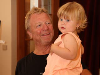 Maroš Kramár s dcérou