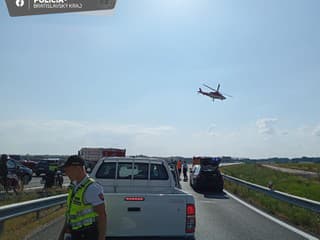 AKTUÁLNE Nehoda motocyklistu na