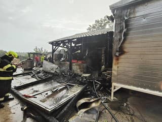 Požiar mäsiarstva v Gbelciach