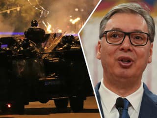 Nepokoje v Srbsku naberajú