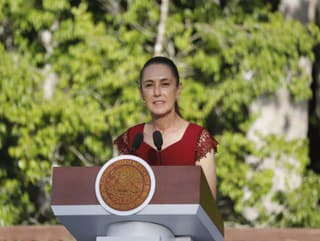 mexická prezidentka Claudia Sheinbaumová