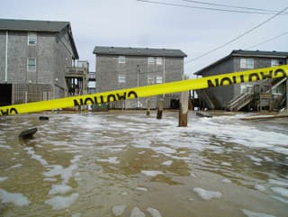 Morská voda z hurikánu