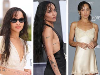 Slávna herečka vetrá prsia