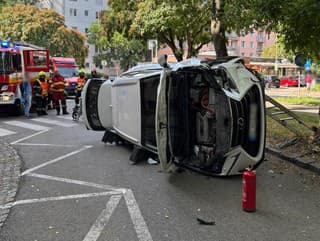 Vodič v Bratislave nezvládol