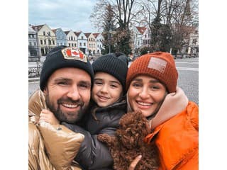 Tatiana Žideková s rodinou