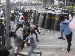 Protivládne protesty v Indonézii