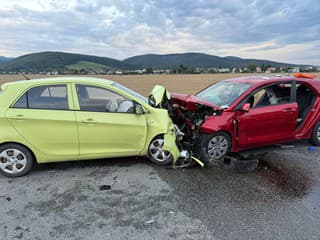 Ďalšia nehoda! Čelne sa