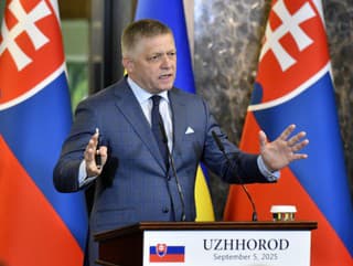 Na snímke predseda vlády