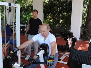 Vladimir Putin neustále cvičí.