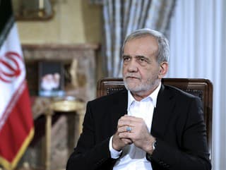 Iránsky prezident Masúd Pezeškiján.