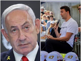 Benjamin Netanjahu a Charlie