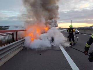 Dráma na diaľnici pri