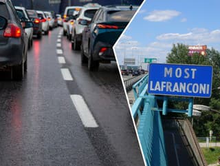 Dopravný kolaps v Bratislave: