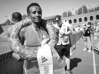 Etiópska maratónska bežkyňa Shewarge