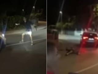 Muža s airsoftovou zbraňou