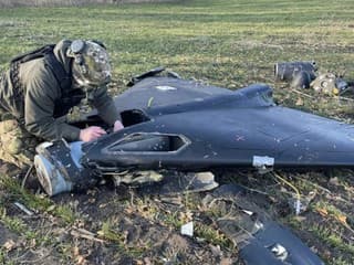 Úlomky neznámeho dronu, ktoré