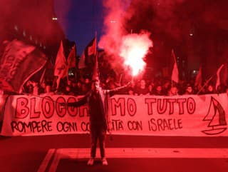 protest na podporu flotily