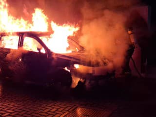 Úmyselný požiar v Rovinke
