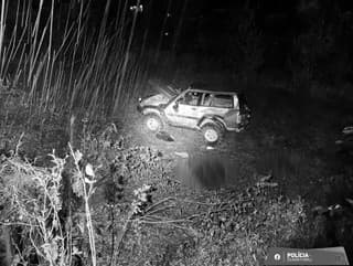 Vodič zišiel mimo cesty