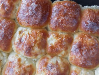 Výborné tvarohové pečené buchty