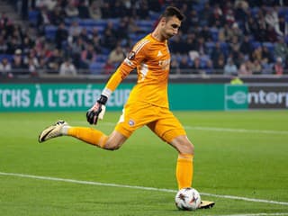 Slovenský brankár Dominik Greif