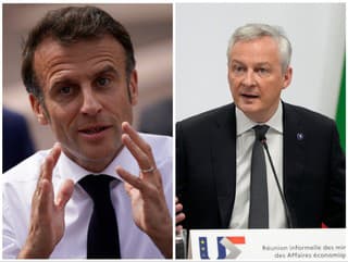 Emmanuel Macron a Bruno