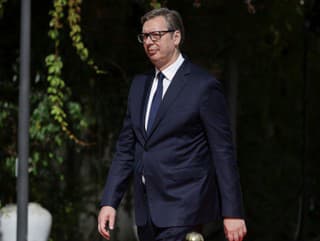 Srbský prezident Aleksandar Vučič.