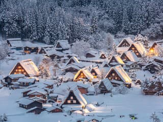 Ázijská dedinka pripomína Alpy: