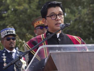 Madagaskarský prezident Andry Rajoelina.