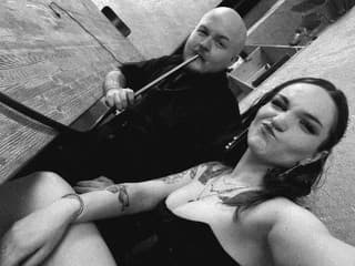 Artur Štaidl s priateľkou