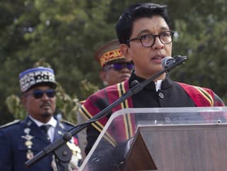 Madagaskarský prezident Andry Rajoelina.