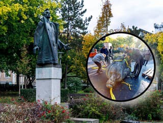 Odstraňovanie pomníka Mareka Čulena