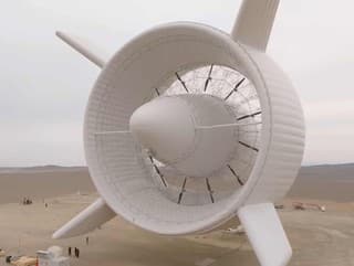 Čína vytvorila lietajúcu veternú