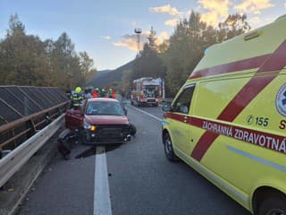 Hromadná nehoda na Liptove: